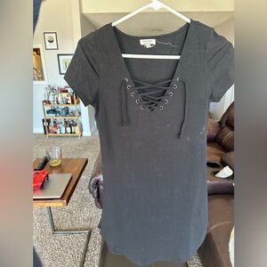 Heart Hips Elegant Black Dress